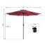 Parasol de marché avec base-69535354