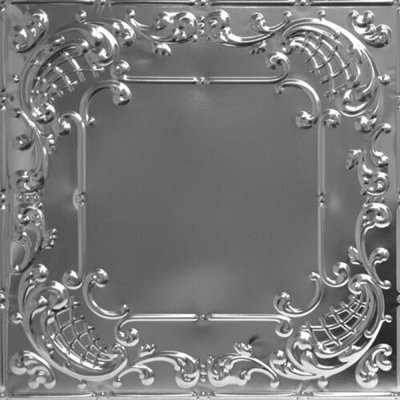 Baby's Breath 2 ft. x 2 ft. Nail-Up Tin Ceiling Tile