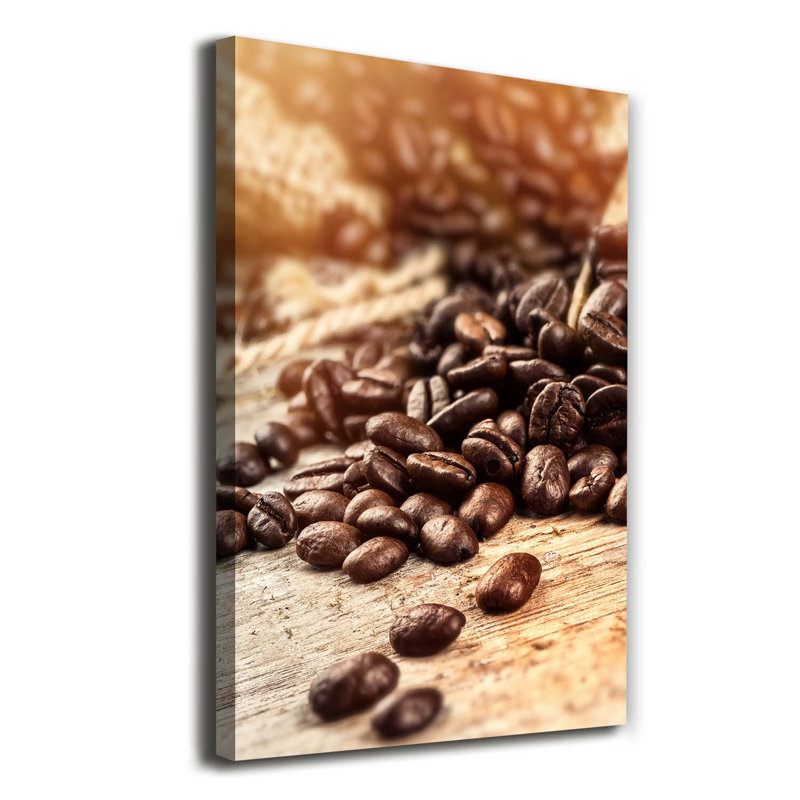 Coffee Beans - Wrapped Canvas Print