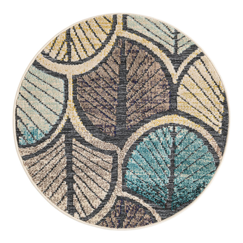 Tapis Wrought Studio ™ Diab Marelda, Rond 3 pi 1 po