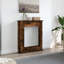 Fireplace Surround 75x87.5 Cm Engineered Wood-1034225778-1034225787
