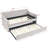 Twin Size Daybed with Twin Size Trundle, Upholstered Tufted Sofa Bed-626544352