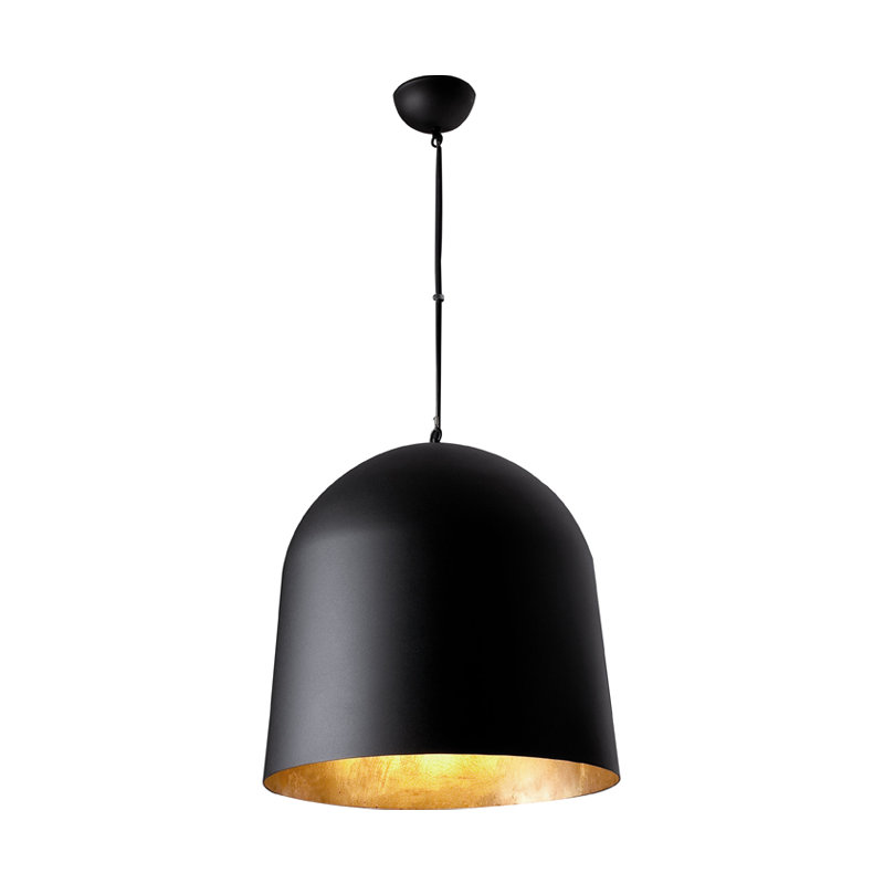Noble 3 - Light Black Dome Pendant