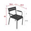 Luxembourg Outdoor Dining Armchair-469665629