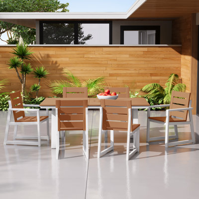 Ensemble repas d'extérieur 7 pièces 7 pièces