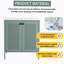 Meuble-lavabo simple de 30 po avec plateau en céramique Kalusingh-1668239504