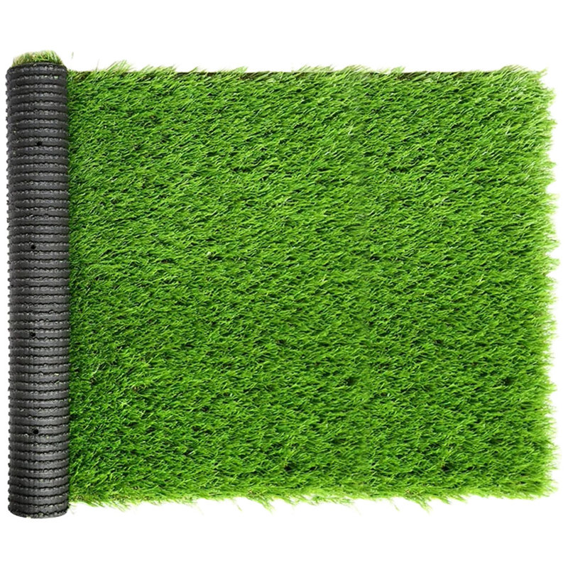 Indoor/Outdoor Thick Pile Artificial Grass Turf Rug – Lush, Realistic Look, Customizable Size for Patios, Balcony, or Backyard