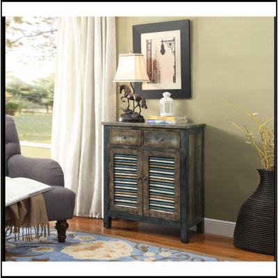 Armoire console en chêne Glancio Anqtique