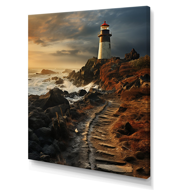 Phare Moody Scenery I, H 32 po x l 16 po x P 1 po, Toile tendue