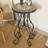 Round Ceramic Outdoor Side Table