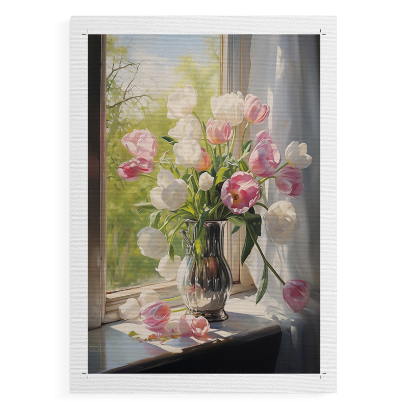FLORAL Series DCCXCIX - Impression sur toile seulement - NON CADRE, H 12 po x l 8 po
