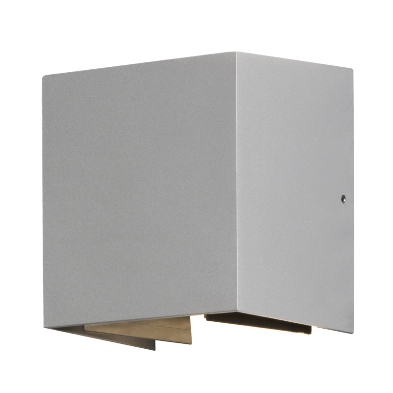 Cremona Integrated LED Outdoor Sconce, Varnished in grey