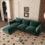 Canapé modulaire rembourré en tissu et chenille 3 places Cath-1220251373-1242461326