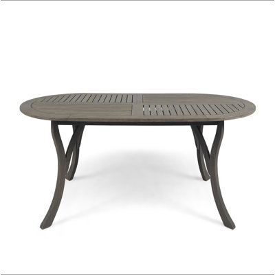 Table de salle à manger en bois d'acacia 70 "