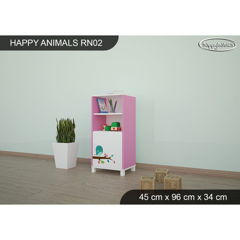 45cm W Animals Kids Cube, Pink