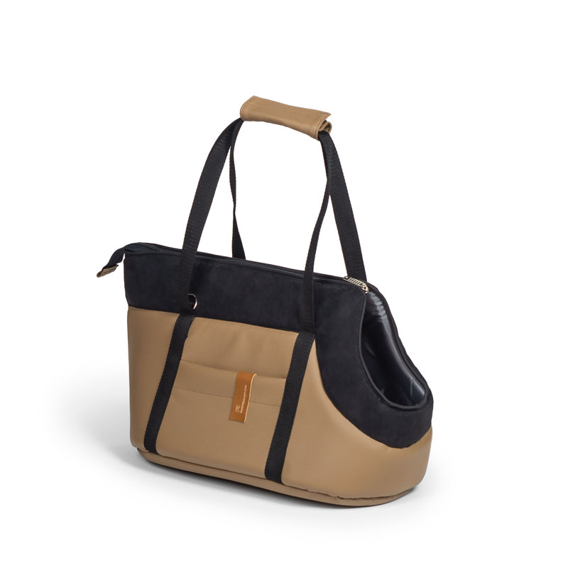 Pet Carrier, 32cm H x 58cm W x 30cm D, Brown