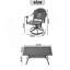 5-Piece All-Weather Cast Aluminum Dining Set, Include 4 Swivel Chairs And Rectangular Table-1140764295