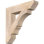 H 6 po x l 40 po x Support en bois / corbeau
