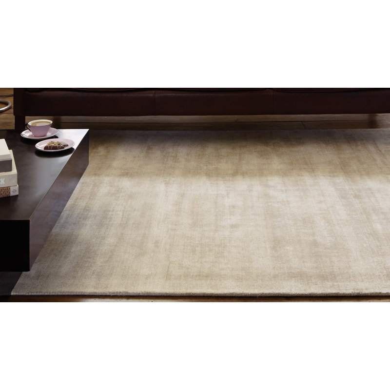 Doris Plain Silky Putty/Cream Rug, Rectangle 200 x 290cm