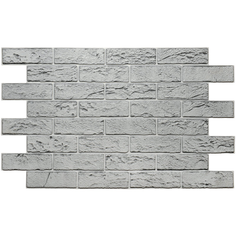 Panneau mural en vinyle 23" x 39", Gris