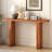 60''Farmhouse Entryway Table With Large Countertop, Minimalism Sofa Table With Acacia Veneer , Elegance Console Table With Sturdy Square Legs,For Hallway, Living Room, And Foyer-497078229
