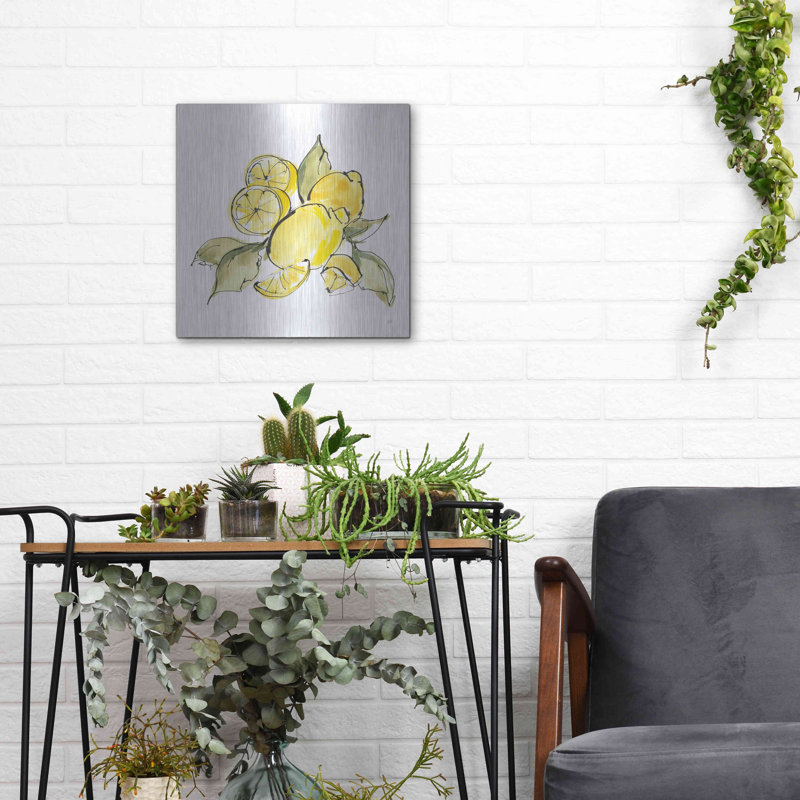 «Lemon Still Life III» par Chris Paschke, H 12 po x l 12 po