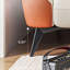 Coussin de canapé standard 82,68 po beige et orange 100% polyester-129703191