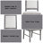 Leventis Weathered Gray Finish 7Pcs Dining Room Set