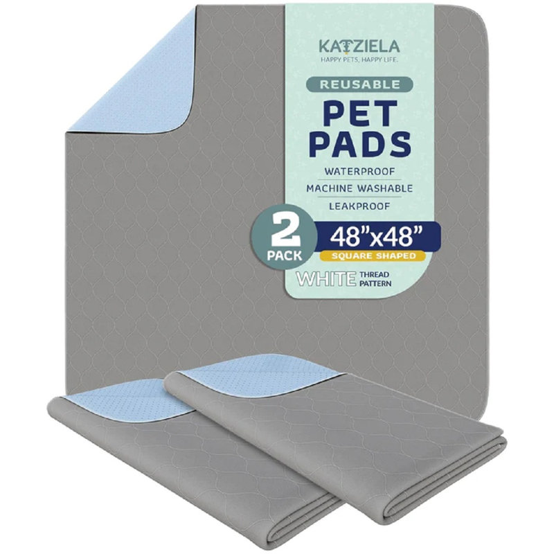 Surmatelas réutilisable Elenie Katziela, L 48 po x P 48 po x H 1 po, Rose