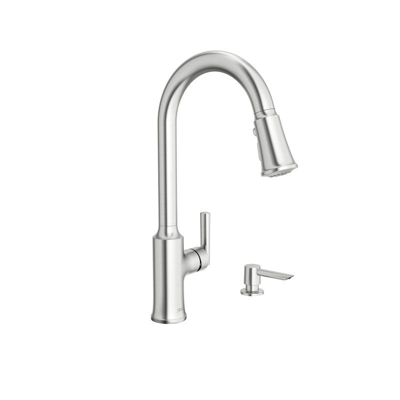 Robinet de cuisine à poignée simple Raviv, Acier inoxydable