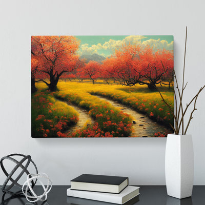 Refined Spring Forest - Wrapped Canvas