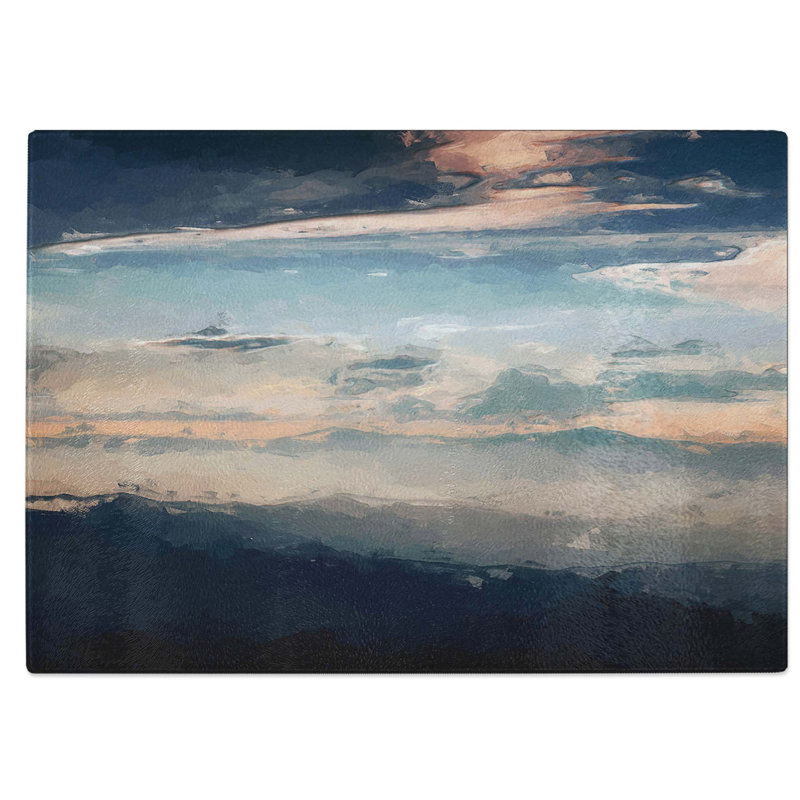 Glass Mountain Peaks of Thailand in Abstract Chopping Board, 39 cm W x 28.5 cm L