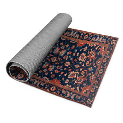 Tapis bleu intérieur et extérieur Tabriz