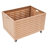Set Of 2 Foldable Storage Bins With Wheels, Large 52.8-Gallon Rolling Containers With Wood Grain Finish For Home, Garage, And Office Organization
