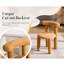 49.5cm H Faux Fur Upholstered Metal Accent-870582932
