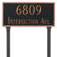 Washington Rectangle 2-Line Lawn Address Sign-1669900679-1669892455