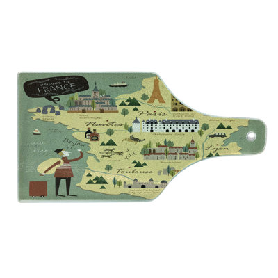 East Urban Home Glass Cutting Board