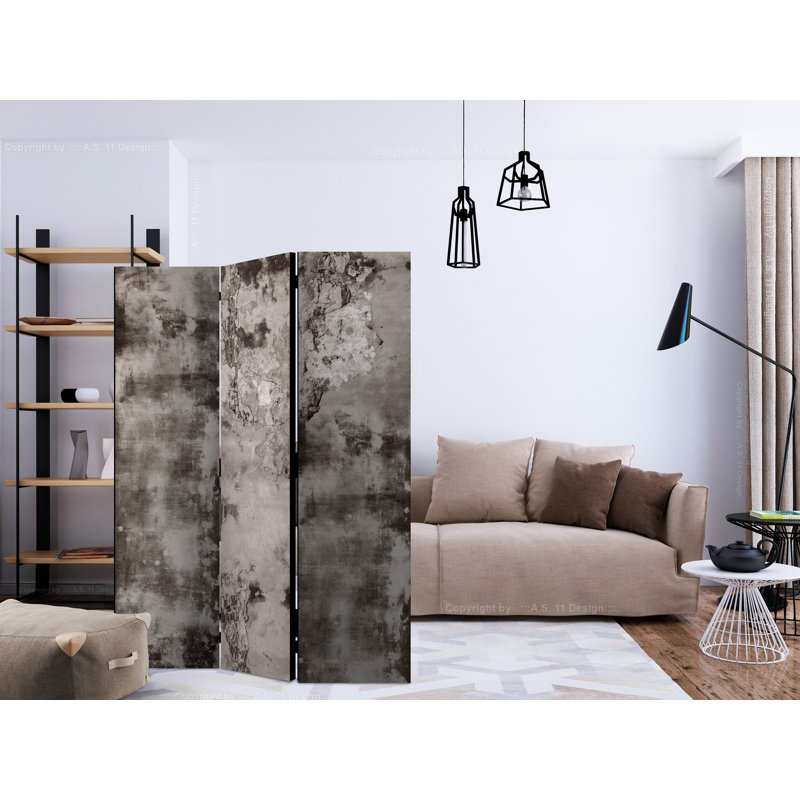 Graciella 135 cm W x 172 cm H 3 - Panel Solid Wood Folding Room Divider