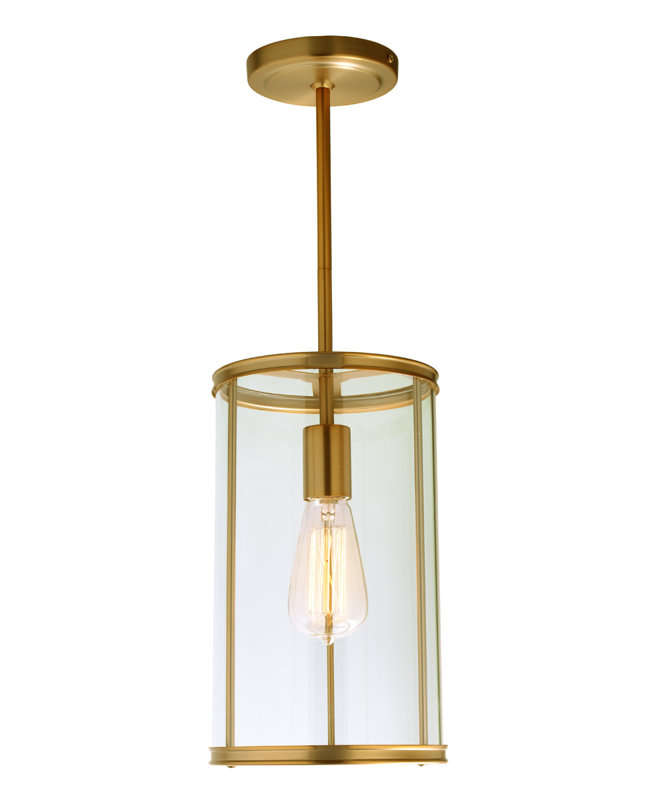 Gilford 1 - Light Single Pendant, Satin Brass
