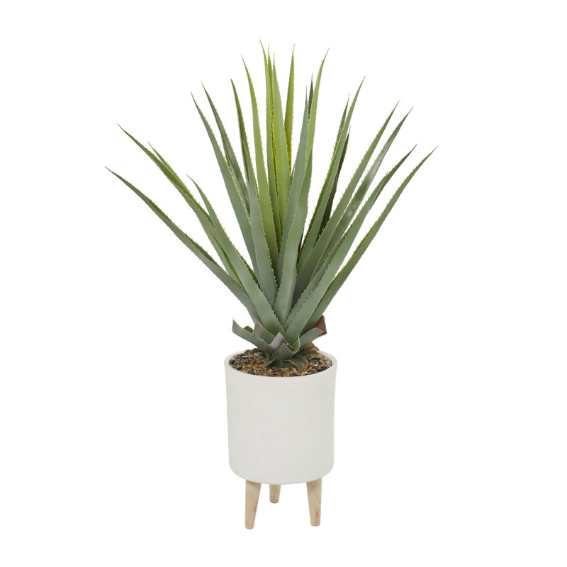 Aloès artificiel en pot 27 po