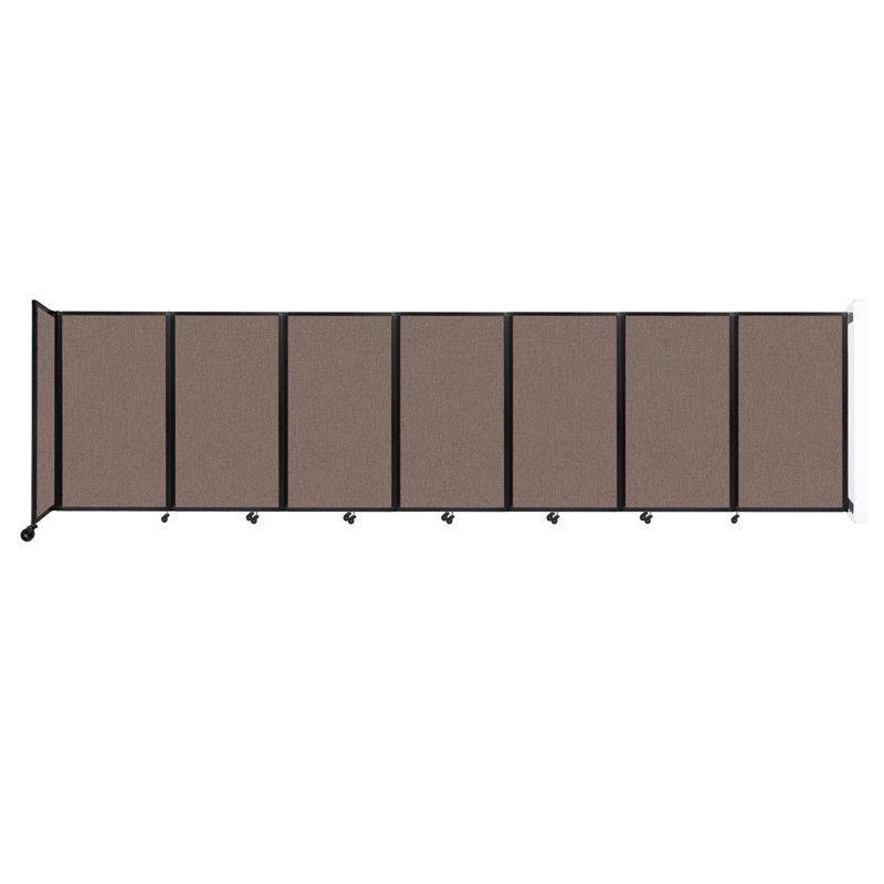 11 - Cloison pliante à panneaux, Latte, 7, H 60 po x l 234 po x P 12 po