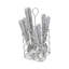 Lace Overlay 16 Piece Flatware Set, Service for 4