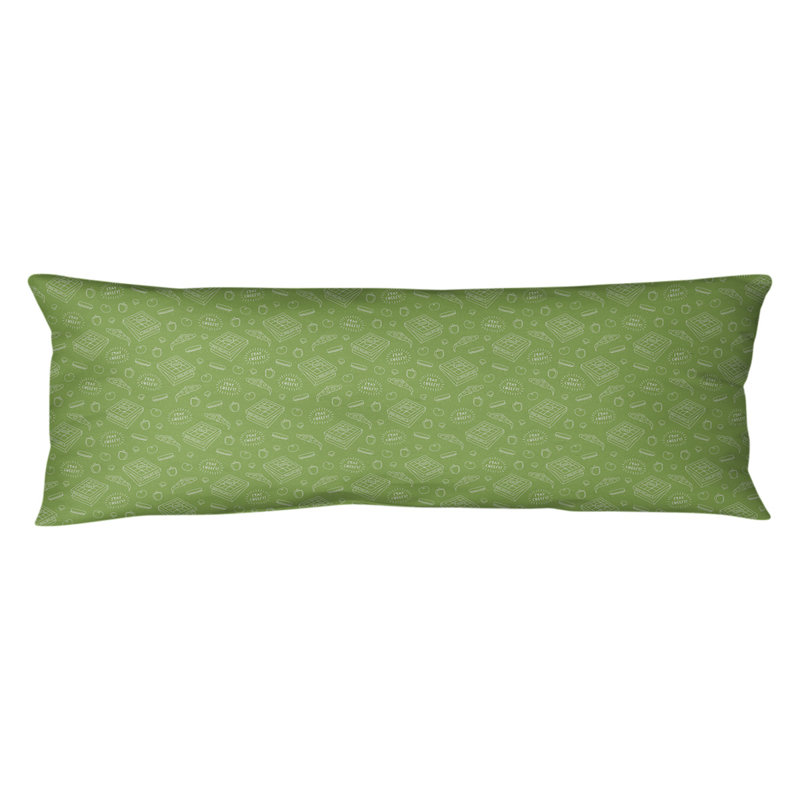Coussin lombaire pizza, Bourre en polyester, Vert