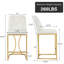 Tabouret de comptoir rembourré en similicuir-1444999446
