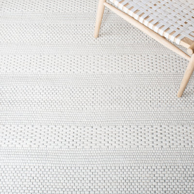 Beikirch Wool/Cotton Ivory Area Rug
