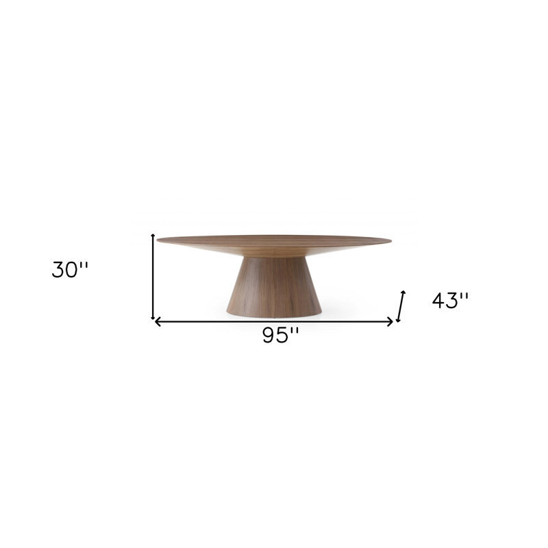 Table de salle à manger Onley, Noyer