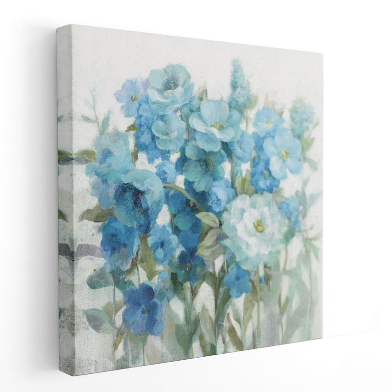 «Soft Summer Blues», reproduction d'art sur toile, H 12 po x l 12 po