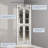  Curio Wood/Glass Lighted Corner Cabinet 72" H Accent China Cabinet-55940584