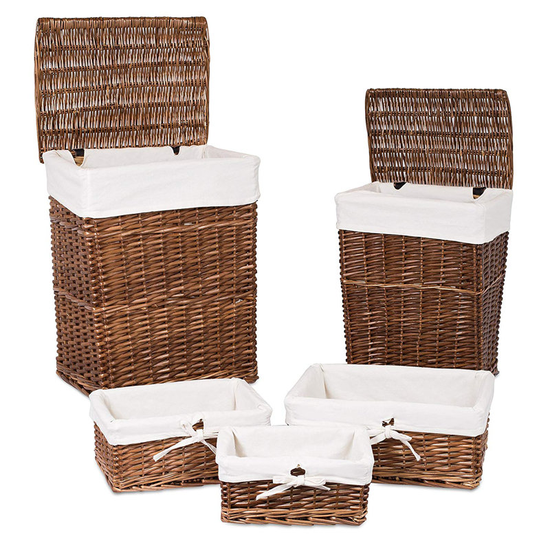 BirdRock Home Wicker Decorative Basket