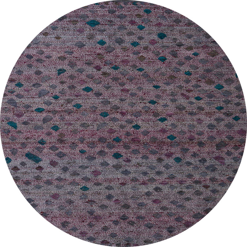 Abstract Indoor Rug, Round 5'